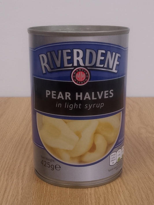 Riverdene Pear Halves in Light Syrup 425g