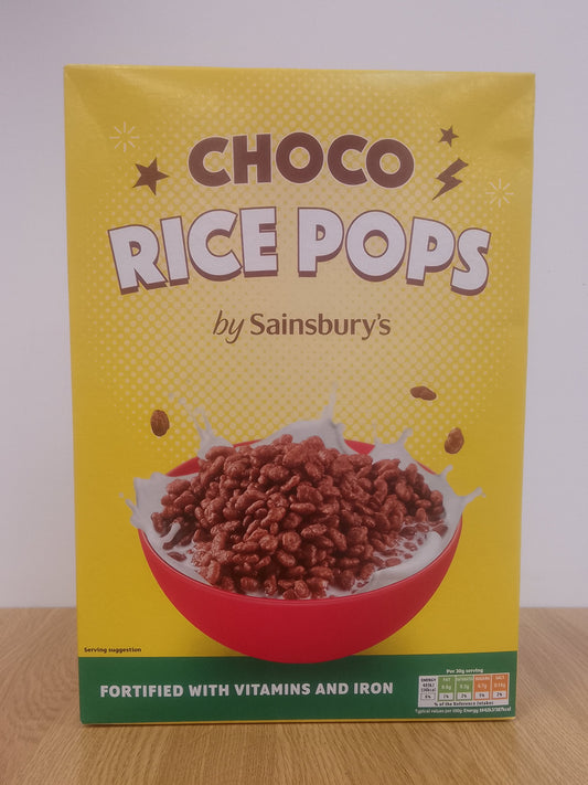 Sainsburys Choco Rice Pops 375g