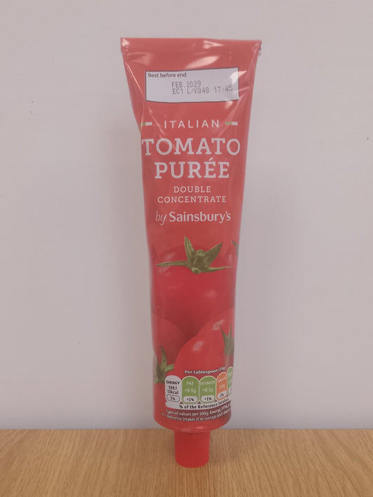 Sainsburys Tomato Puree Double Concentrate 200g