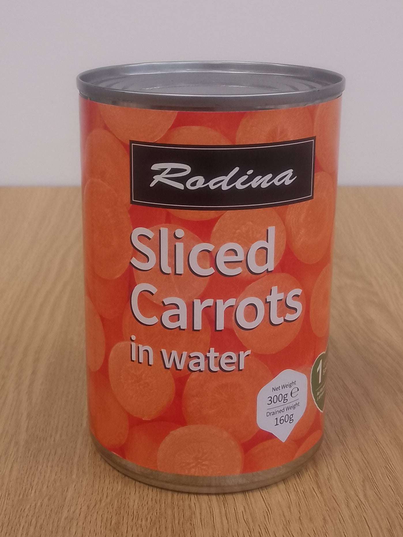 Rodina Sliced Carrots in water 300g