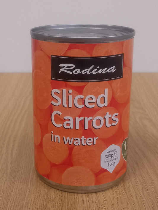 Rodina Sliced Carrots in water 300g
