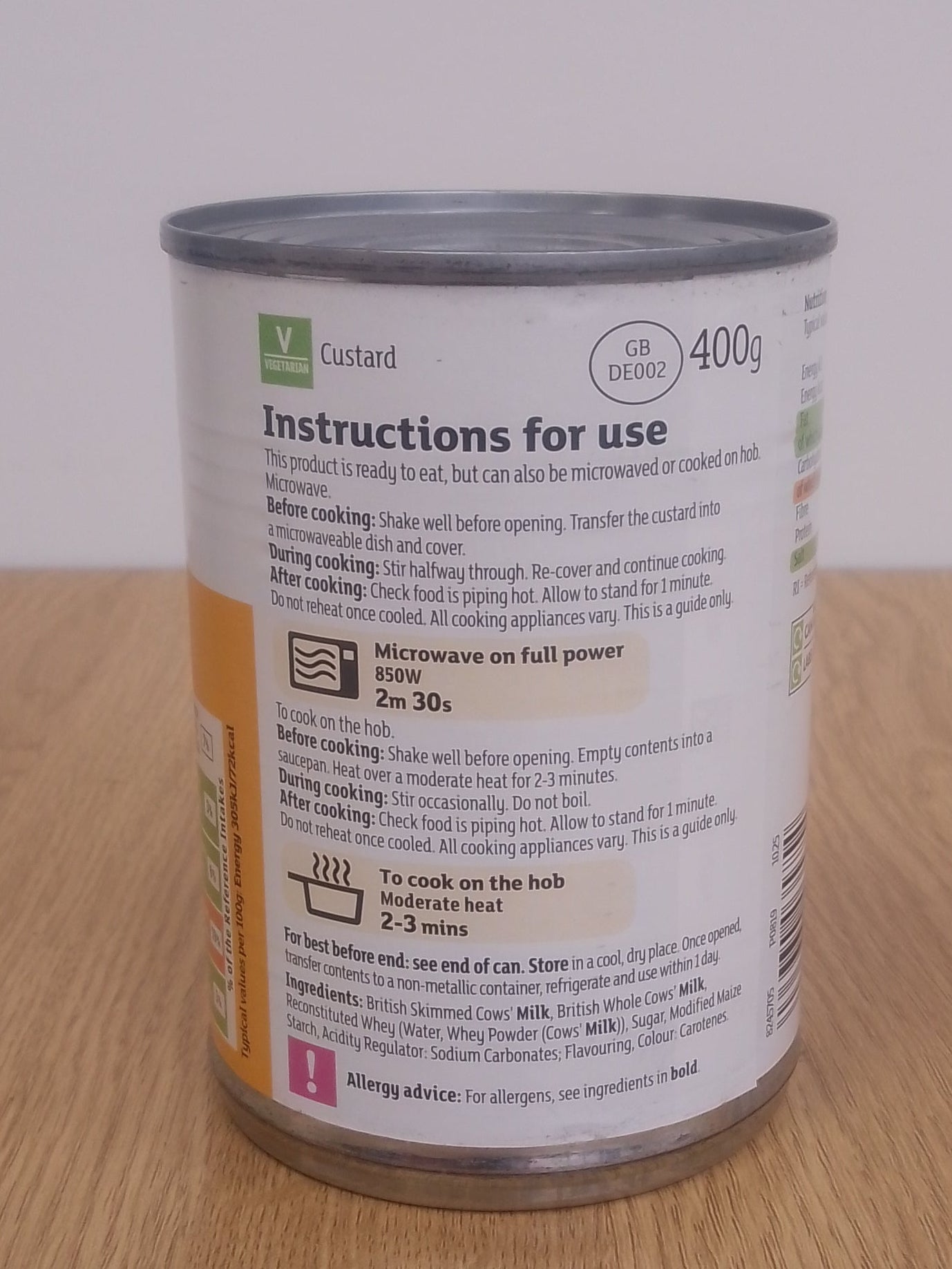 Stamford Street Co Custard 400g