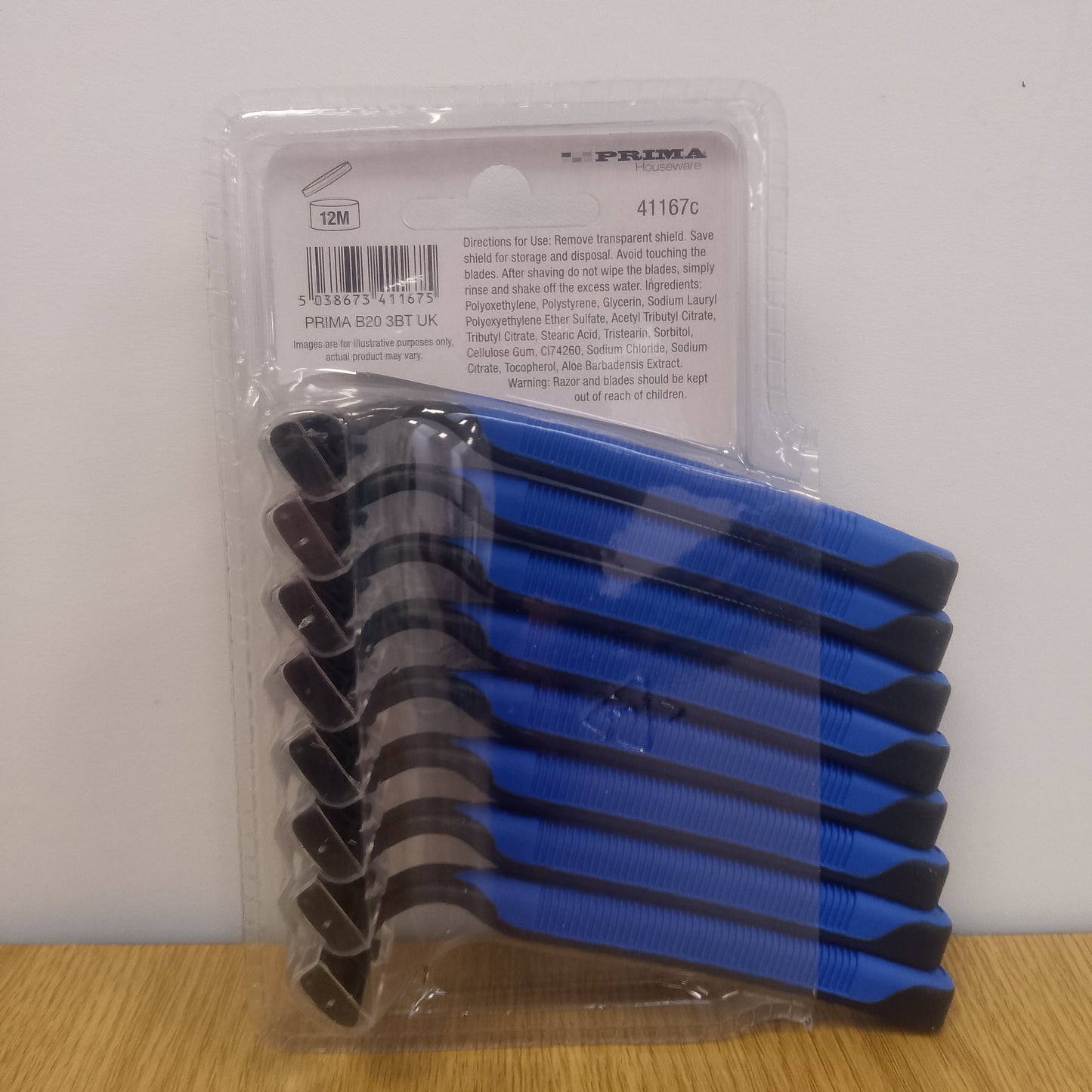 Prima Disposable Razors For Men 8 pack